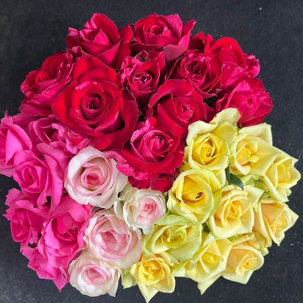 産地直送!鮮度抜群!《切り花 ・生花 》おまかせミックス 30㎝SMサイズ 30本 薔薇 花束