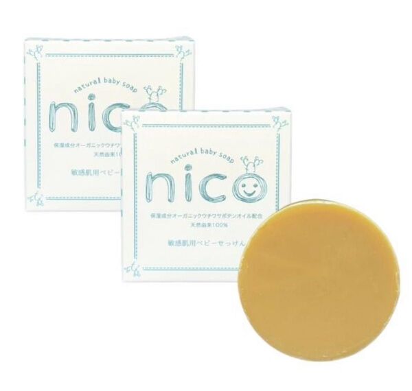 nico石鹸 ニコ石鹸 50g 敏感肌用ベビーせっけん 2個セット