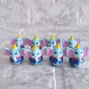 ディズニー 起き上がりこぼし ダンボ セット Dumbo ミニフィギュア ミニ人形 コレクション 非売品 レトロ