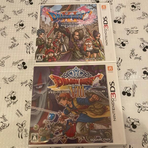 【3DS】 2点 3ds ドラゴンクエストVIII 空と海と大地と呪われし姫君 と、ドラゴンクエスト11