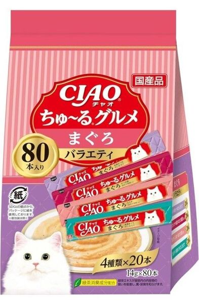 CIAO ちゅ~る まぐろグルメバラエティ(14g*80本入)