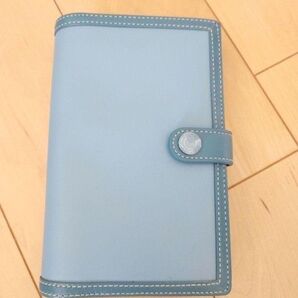 COACH 水色 手帳カバー レザー