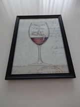 アートフレーム§A4額(選択可)写真ポスター付§ワイン・ワイングラス・メルロー1927年・アンティーク風・ビンテージ風_画像4