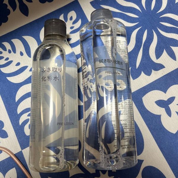無印良品 拭き取り化粧水 大容量/400ml&300mIセット 未開封