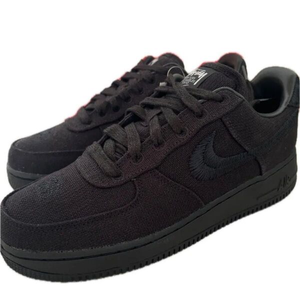新品 Nike Airforce1 ナイキ エアフォース1 Stussy ブラック 25.5cm