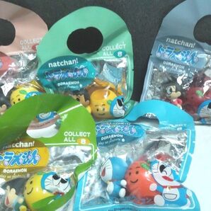 希少 非売品 2007年 ドラえもん スタンプスタンド フィギュア 5個 ドラミちゃん のび太