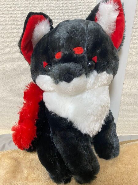 約30センチ ちょコンと九尾さま狛狐 ちょコンと九尾のキツネ おこげ