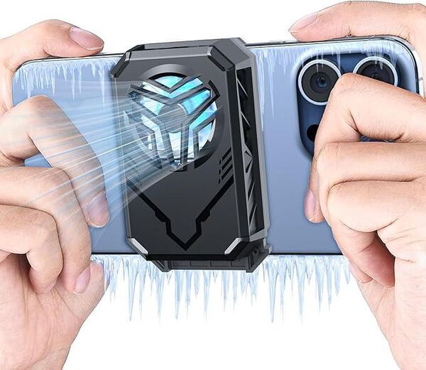 スマホ 冷却ファン ペルチェ素子 急速冷却 USB給電式 伸縮式 スマホクーラー 軽量 手が邪魔にならない 原神 荒野行動