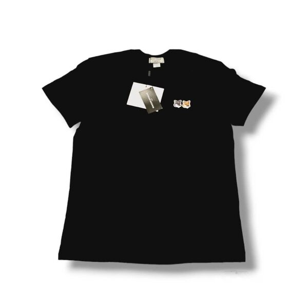 新品 メゾンキツネ Tシャツ人気男女兼用 ダブルフォックスSサイズ