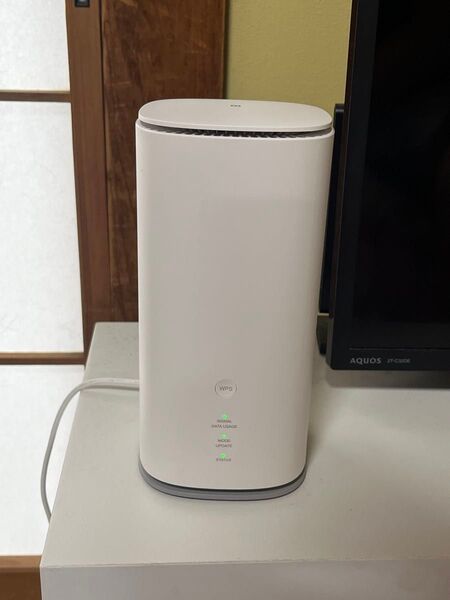 Speed Wi-Fi HOME 5G L13 ZTR02☆WiMAX ホームルーター ホワイト
