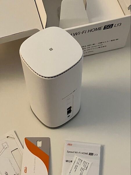 Speed Wi-Fi HOME 5G L13 ZTR02☆WiMAX ホームルーター ホワイト