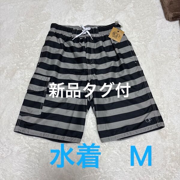 新品タグ付 OP 水着 ハーフパンツ M スイムウェア