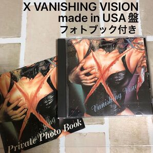 X VANISHING VISION 初回盤 希少 made in USA盤 フォトブック付き(ミニ写真集)X JAPAN