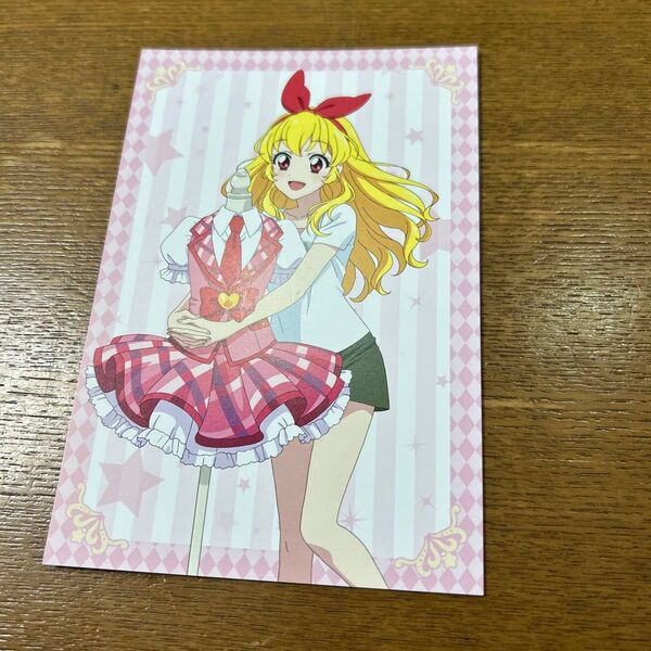 オールアイカツ!大衣装展 購入特典 いちご ポストカード 1枚 非売品