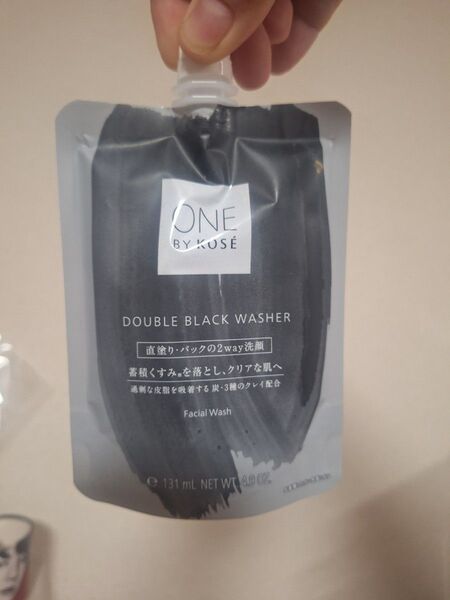 ワンバイコーセー ONE BY KOSE ダブルブラックウォッシャー 140g 洗顔料
