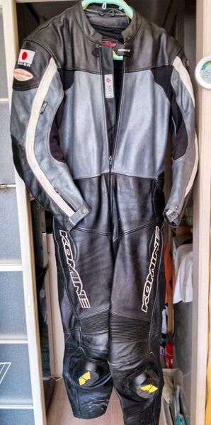KOMINE レーシングスーツ 革ツナギ XL