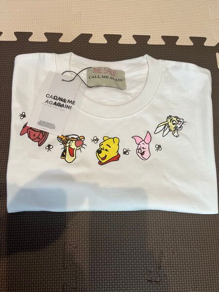 【未使用】CALL ME AGAIN 半袖tシャツ プーさん柄