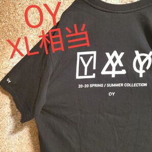【人気アイテム】OY オーワイ Tシャツ デカロゴ バックプリント XL相当