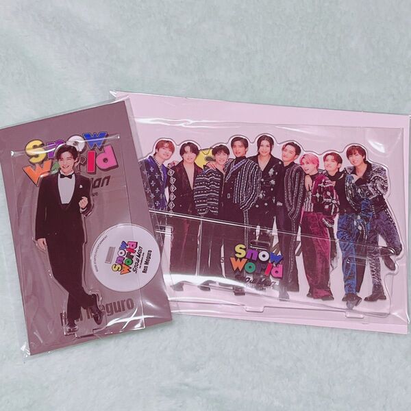 SnowMan 1st stadium live Snow World アクリルスタンド 集合 目黒蓮 2点セット