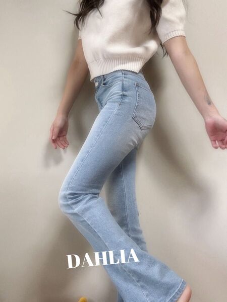 アズールバイマウジー風GRL痩せみえAZUL DENIM フレアデニム パンツ ジーンズ ズボン デニム