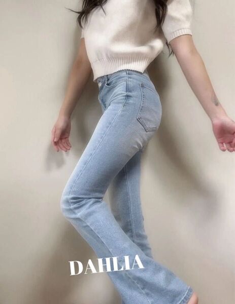 アズールバイマウジー風GRL痩せみえAZUL DENIM フレアデニム パンツ ジーンズ ズボン デニム ズボン パンツ 女性