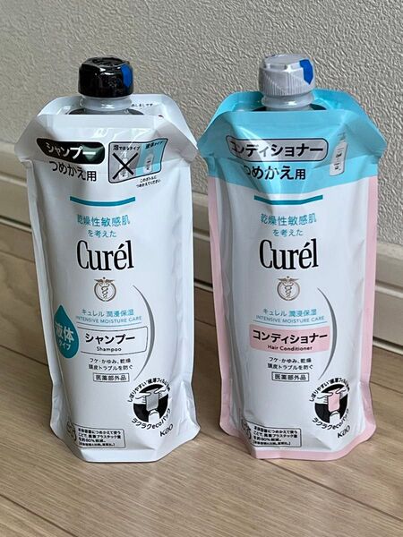 キュレル シャンプーとコンディショナーのセット 詰め替え Curel
