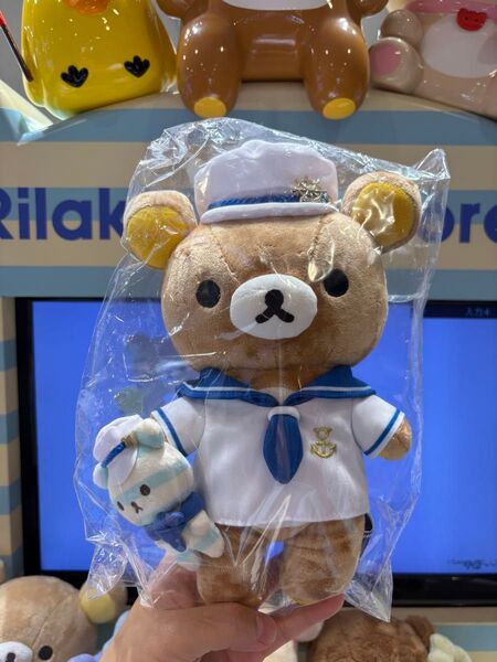 ぬいぐるみ リラックマ(マリンスタイル) あつめてぬいぐるみ 神戸スーベニアテーマ 「リラックマ」 リラックマストア神戸店限定