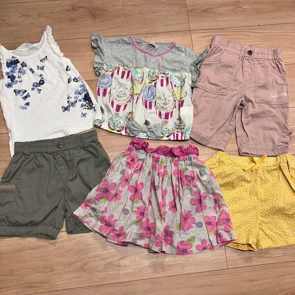 女の子 夏服まとめ売り6点 100〜110 子供服