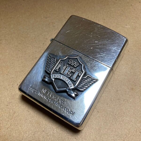 ZIPPO ジッポー NET ネット パチスロ パチンコ 777 大当たり スリーセブン レア メタル 1999年