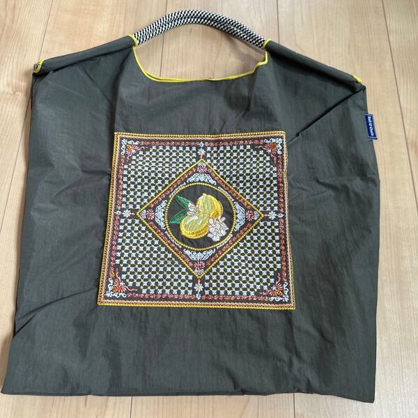 刺繍エコバッグ シチリアレモン