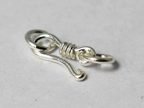 カレンシルバーフック○サイズ(10㎜、0.5g)アクセサリー、ネックレス、ブレスレット留め具○シルバー925○2個セット○