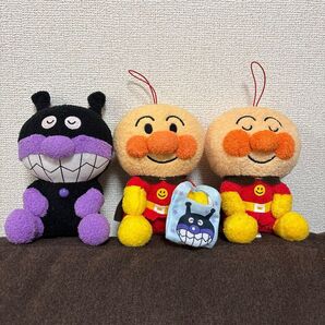 アンパンマン&バイキンマン ころふわシリーズ 3体セット
