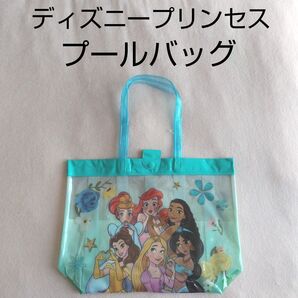 新品未使用 ディズニープリンセス プリンセス プールバッグ ビーチバッグ ビニールバッグ