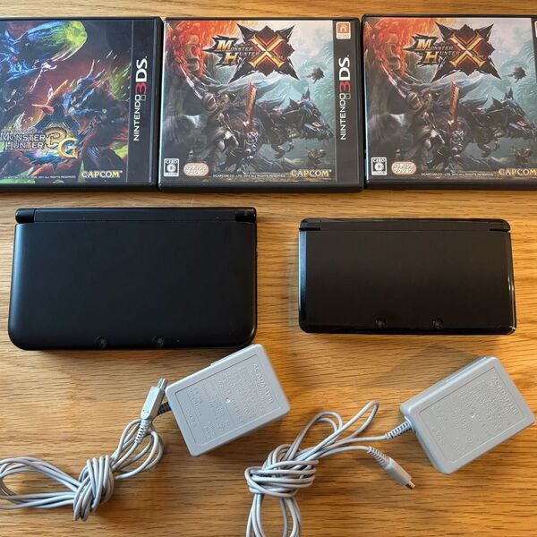 任天堂 Nintendo 3DS ・3DS LL 2つセット ソフト付き ニンテンドー ブラック