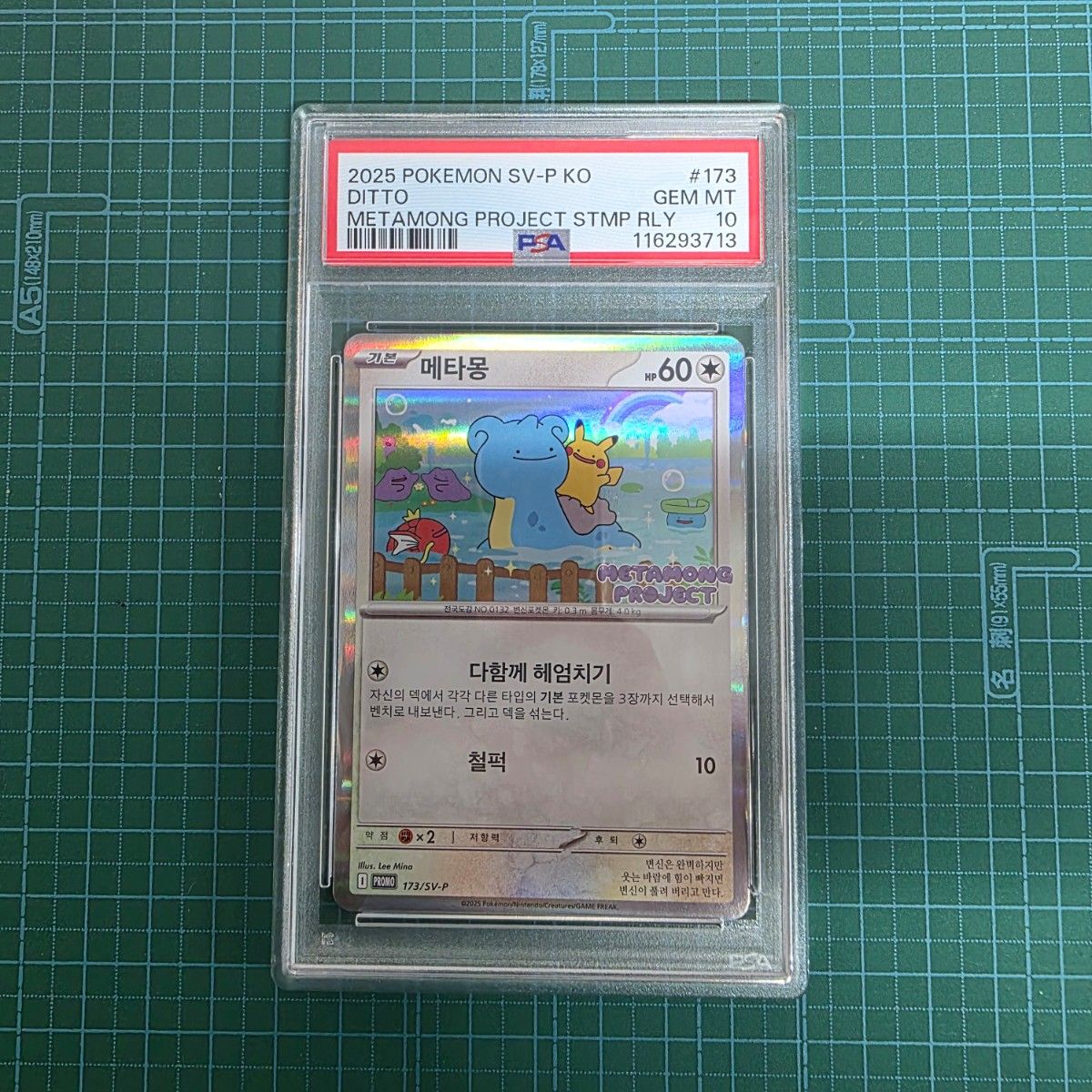 2025 POKEMON SV-P メタモンプロジェクトGEM MT 10 ポケモンカード メタモンプロジェクト メタモン 韓国 プロモ