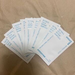9袋 イニスフリー レチノール シカ リペア セラム (美容液)1mL