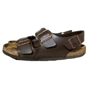 限定クーポンで500円引! Birkenstock コンフォートサンダル サイズ41 26.5cmブラウン