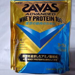 明治 SAVAS ホエイプロテイン100 ヨーグルト風味 900g 未開封