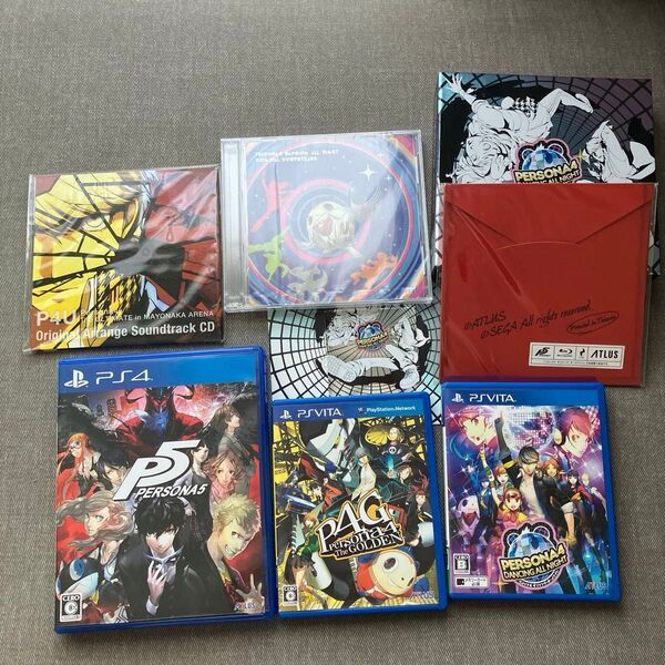 VITA ペルソナ4 PS4 ペルソナ5 ソフト 特典 まとめ売り