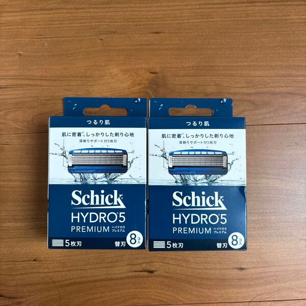 Schick ハイドロ5 プレミアム 替刃 8個入 2個セット