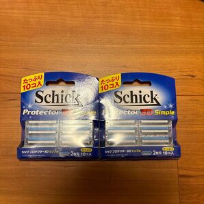 Schick プロテクター3Dシンプル 替刃 2個セット(20コ入)
