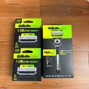Gillette Labs 本体 替刃2個(8個×2) ホルダー付き
