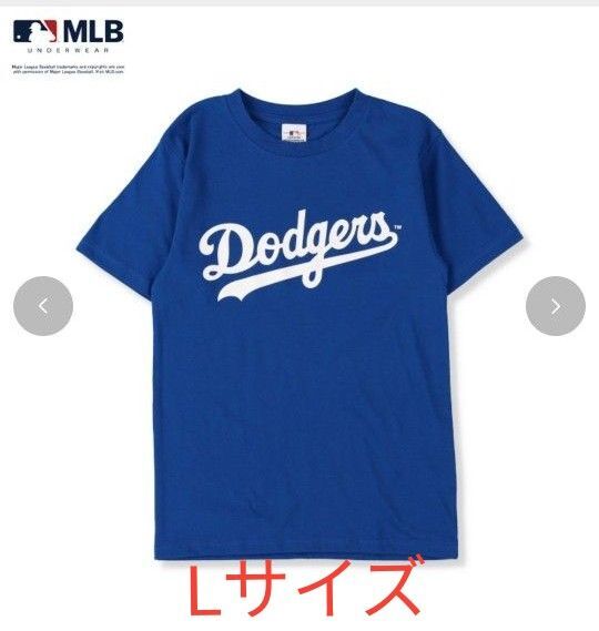 【新品】ドジャース Dodgers 半袖Tシャツ③ 青 Lサイズ 大谷翔平