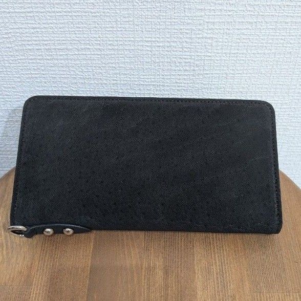 【新品未使用】 象革 エレファントレザー 長財布 本革 エキゾチック