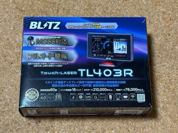 BLITZ ブリッツ TL403R Touch-LASER レーザー&レーダー探知機