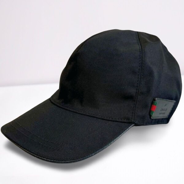 GUCCI グッチ キャップ ベースボールキャップ 帽子ウェブライン シェリーラインL ブラック 緑 赤メンズ ユニセックス