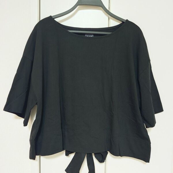 GAP ギャップ バックリボンTシャツ トップス カットソー L ブラック