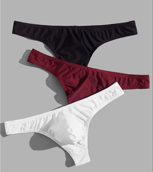 S,M,Lサイズあり メンズtバック3枚セット 男性用下着 アンダーウェア セクシー メンズパンツ