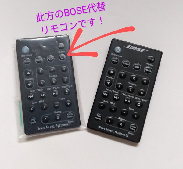BOSE Wave Music System 代替リモコン