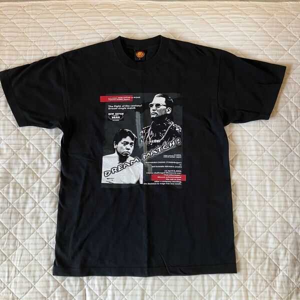 新日本プロレス vs NOAH 古着Tシャツ Lサイズ/三沢光晴/蝶野正洋